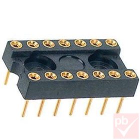 IC foglalat 14p. precíziós