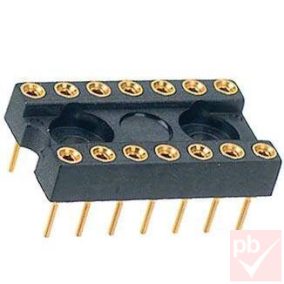 IC foglalat 14p. precíziós