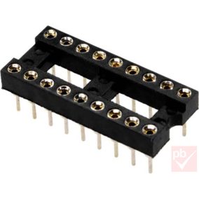 IC foglalat 18p. precíziós