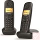 Gigaset A170 fekete DUO DECT telefon