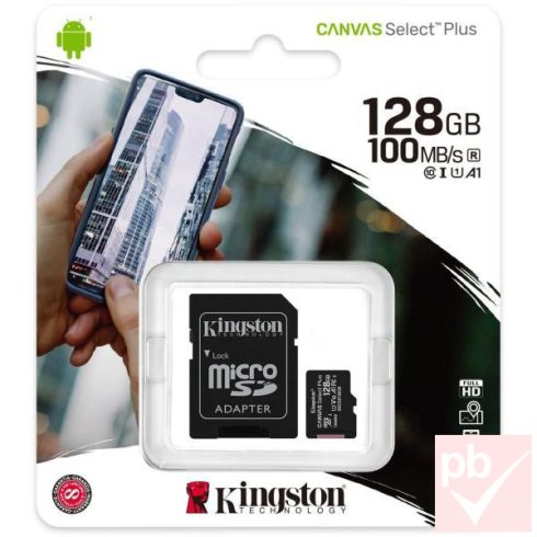Kingston Canvas Select Plus 128GB micro SD memóriakártya