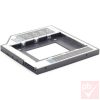 Beépítő keret, laptop 12.7mm optikai meghajtó helyre 2.5" meghajtó (SSD optibay)