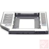 Beépítő keret, laptop 12.7mm optikai meghajtó helyre 2.5" meghajtó (SSD optibay)