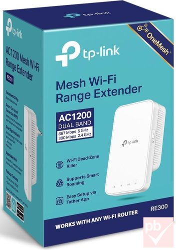 TP-Link RE300 AC1200 WiFi jelerősítő, repeater