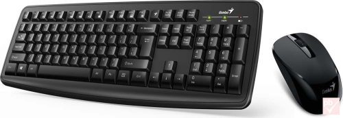 Genius KM8100 vezeték nélküli billentyűzet + egér szett (fekete, HUN)