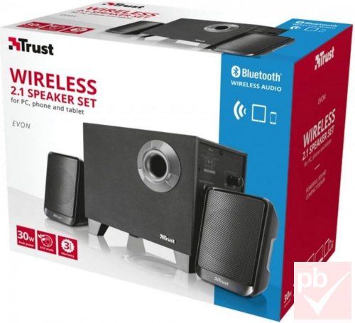 Trust Evon fekete 2.1 Bluetooth hangfalszett