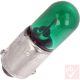 Izzó BA9s 12V 4W zöld