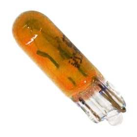 Autó műszerfal izzó, narancs, 12V, T5, W2.1x4.6d