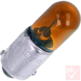 Izzó BA9s 12V 4W narancs