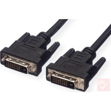 DVI-D DualLink 24+1 összekötő kábel 1.8m