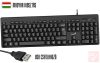 Genius KB116 USB billentyűzet (fekete, HUN)