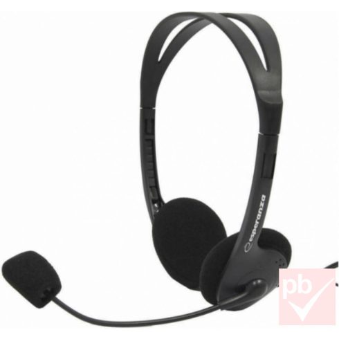 Esperanza Scherzo fekete headset