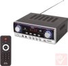 SAL multimédiás erősítő 2x40W (Bluetooth, FM, MP3, USB, SD, karaoke)