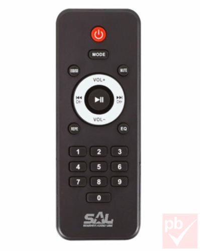 SAL multimédiás erősítő 2x40W (Bluetooth, FM, MP3, USB, SD, karaoke)