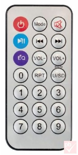 SAL PAR 16BT Bluetooth Party hangdoboz, 165mm, akku, LED világítás