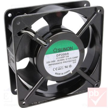   Sunon DP200A2123XBT.GN ventilátor (230V AC 22W 120x120x38mm)