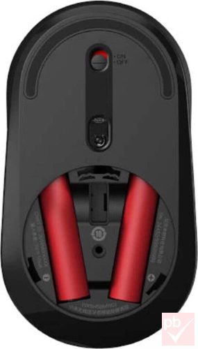 Xiaomi Mi Dual Mode Silent Edition vezeték nélküli egér fekete (2.4Ghz+Bluetooth)
