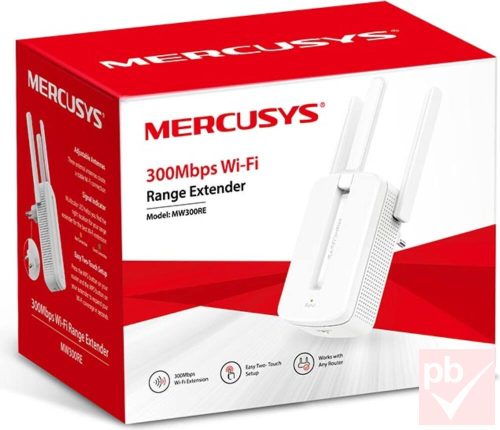 Mercusys MW300RE WiFi jelerősítő, repeater