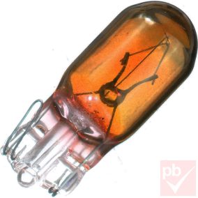 Izzó T10 W2.1x9.5d 12V 5W narancs (W5W)