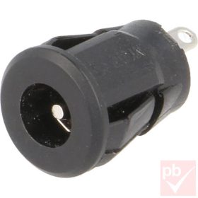 DC aljzat, beépíthető, 5.5x2.5mm, Lumberg