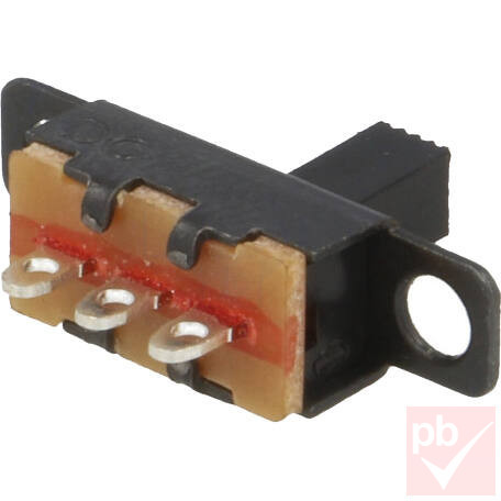 Tolókapcsoló, beépíthető, 2 állású, 24V DC 0.5A, SPDT, ON-ON (S1501)