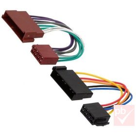   4CarMedia ZRS-AS-3B Ford, Jaguar, Mazda, Nissan gyári csatlakozó -> 2x ISO dugó