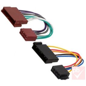   4CarMedia ZRS-AS-3B Ford, Jaguar, Mazda, Nissan gyári csatlakozó -> 2x ISO dugó