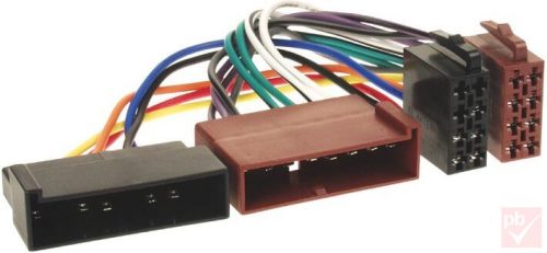 4CarMedia ZRS-AS-3B Ford, Jaguar, Mazda, Nissan gyári csatlakozó -> 2x ISO dugó