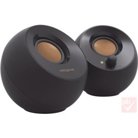 Creative Pebble fekete 2.0 hangfalszett
