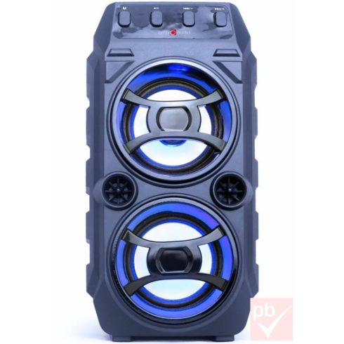 GMB Audio fekete Bluetooth hangszóró karaoke funkcióval