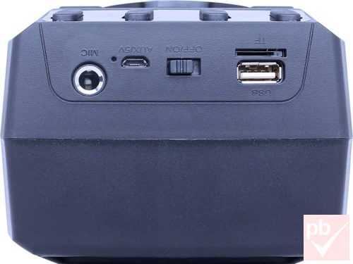 GMB Audio fekete Bluetooth hangszóró karaoke funkcióval