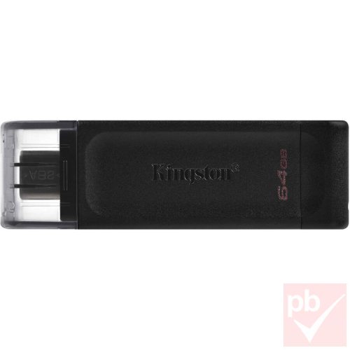 Kingston DataTraveler 70 64GB pendrive (Type-C, USB 3.2)