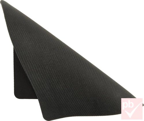 Gembird fekete gumírozott egérpad (22x18cm)