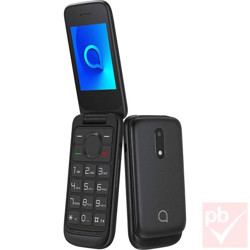 Alcatel 2053 Volcano fekete DualSIM összecsukható kártyafüggetlen mobiltelefon