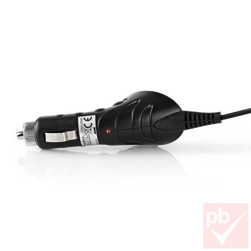 Nedis autós USB töltőfej spirál vezetékkel, micro B csatlakozóval 1.0m