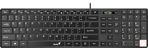 Genius Slimstar 126 USB billentyűzet (fekete, HUN)