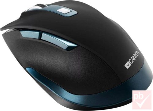 Canyon CNS-CMSW14DG fekete-kék vezeték nélküli optikai egér