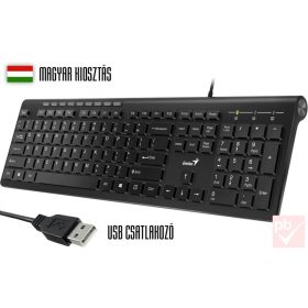 Genius Slimstar 230 USB billentyűzet (fekete, HUN)