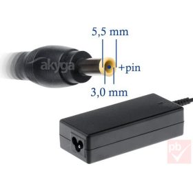   PlugIt PI-ND-013 laptop töltő (Samsung 19V/3.15A 60W 5.5x3.0mm)