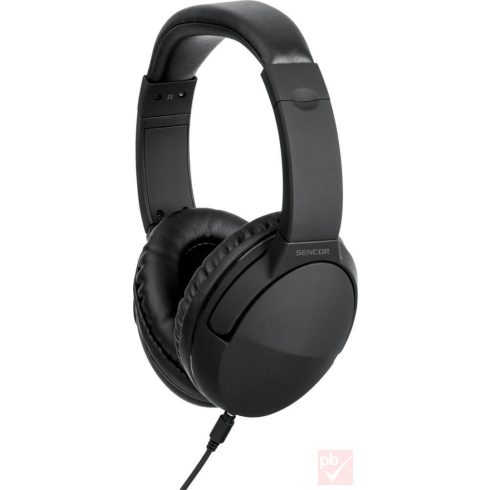Sencor SEP 636BK fekete fejhallgató