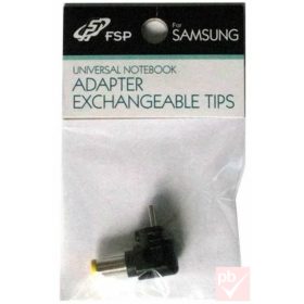   DC dugó, 5.5x3.1mm+1.0mm pin, hossz: 9.5mm, 90°, műanyag ház (Samsung) [FSP]