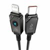 USB 2.0 C-Lightning összekötő kábel, fonott, 20W PD 1.0m (Baseus Unbreakable)