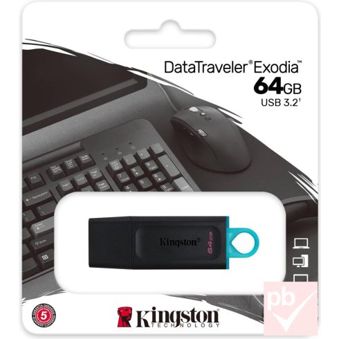 Kingston DataTraveler Exodia 64GB pendrive (Type-A, USB 3.2)