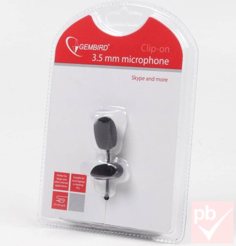 Gembird MIC-C-01 csiptetős mikrofon