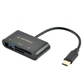 Gembird USB Type-C kártyaolvasó (SD, micro SD, USB)