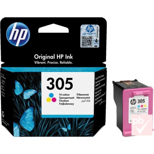 HP 305 színes eredeti tintapatron