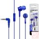 Panasonic Comfort Fit fülhallgató mikrofonnal (kék)