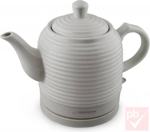 Esperanza Della kerámia vízforraló, fehér, 1.2l