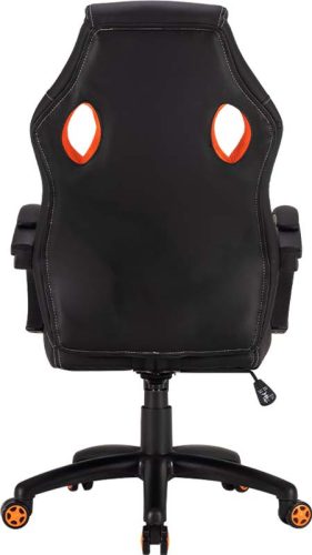 Meetion irodai/gamer szék (fekete-narancs)