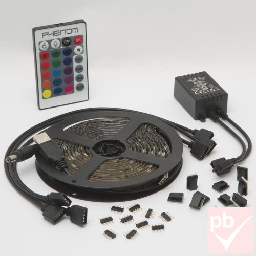 Phenom 55850B RGB LED TV háttérvilágítás távirányítóval (40-60")